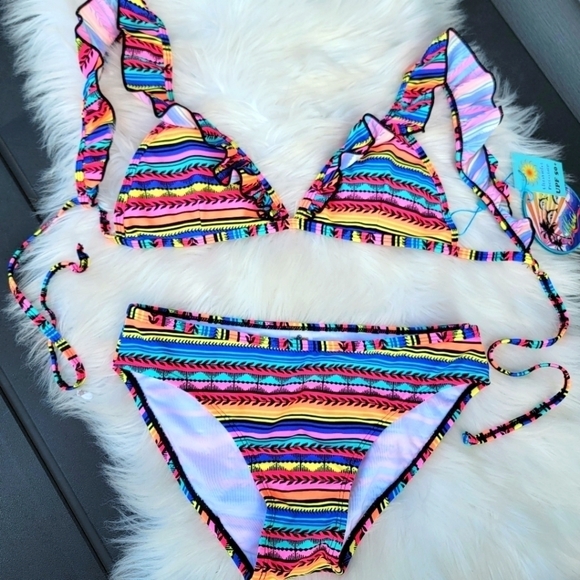 2/$20 NWT Heat Two Piece Swim Bikini 14 - Picture 1 of 4